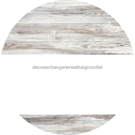 Welcome To Our Home Sign, blank Sign, White Stripe, White Wash, DECOE-2922-DH, 18 Wood Round ...