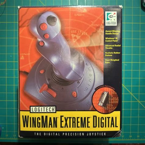 LOGITECH WINGMAN EXTREME Digital Flight Simulator Joystick 15-pin game port NOS EUR 18,63 ...