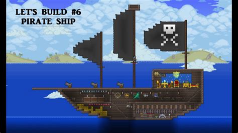 Terraria Let'sbuild #6 Pirate Ship - YouTube