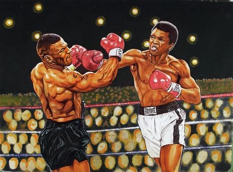 Ali vs. Tyson Painting by William Miller