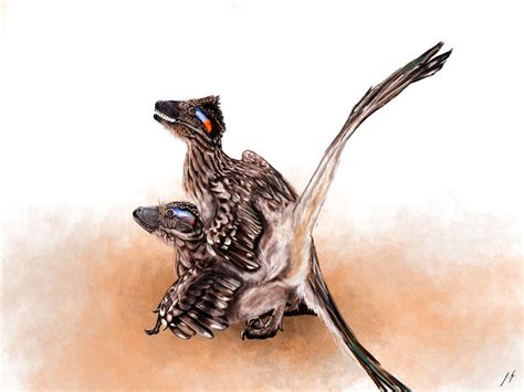 Mating Dakotaraptors by jessegriesi on DeviantArt