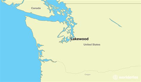 Where Is Lakewood Washington On A Map | Coastal Map World