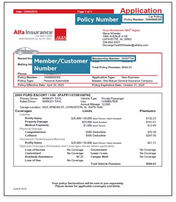 Locating My Information for Registration | Alfa Insurance