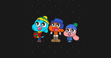 Gumball Darwin Anais - The Amazing World Of Gumball - Sticker | TeePublic