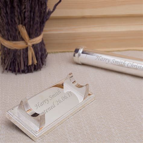 Silverplated Personalised Certificate Holder With Stand By GiftsOnline4U | notonthehighstreet.com