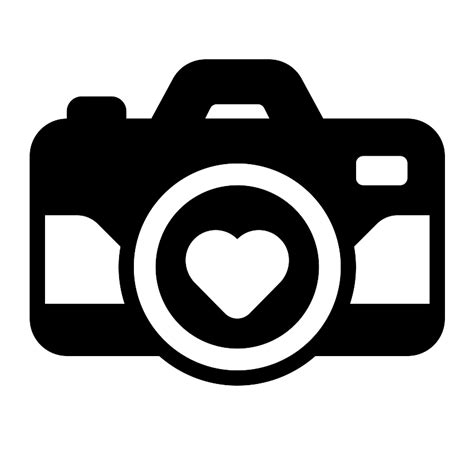 Camera Photo Heart Vector SVG Icon - SVG Repo