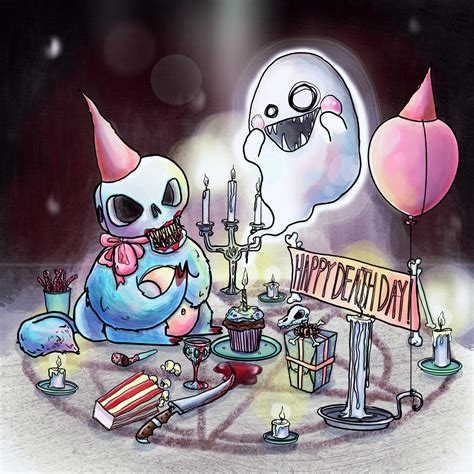 Deathday Party, me, digital : r/SympatheticMonsters