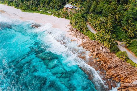 Aerial view of tropical dreamy beach | Aerial view, Aerial, Travel and ...