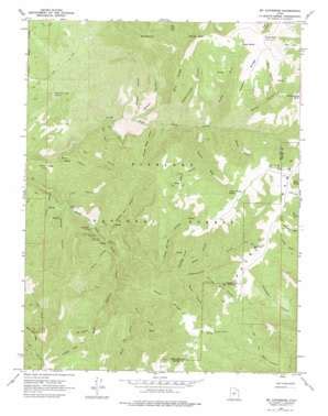 Mount Catherine topographic map 1:24,000 scale, Utah