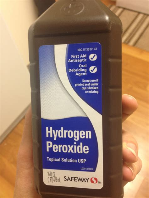 Hydrogen peroxide teeth - zoneladeg