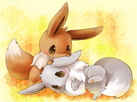 Eevee X Shiny Eevee - Cute - HD Wallpaper by Ri0luStudios1 on DeviantArt