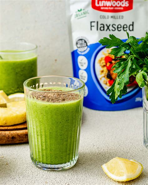 Quick Green Digestion Smoothie | Linwoods Health Foods