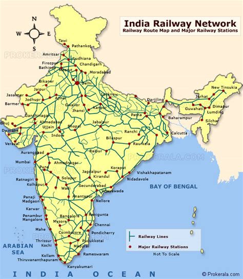 India Railway Map, Map of India Railway Network & Railway Stations, Indian Rail Map