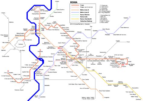 Printable Rome Metro Map - Printable Maps