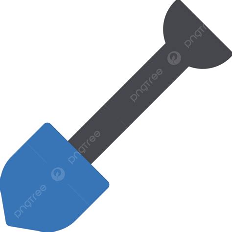 Shovel Cartoon Gardener Black Vector, Cartoon, Gardener, Black PNG and ...