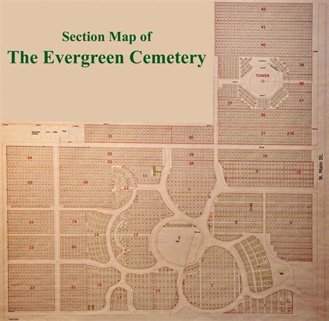 Maps of Evergreen Cemetery – Evergreen Cemetery Association