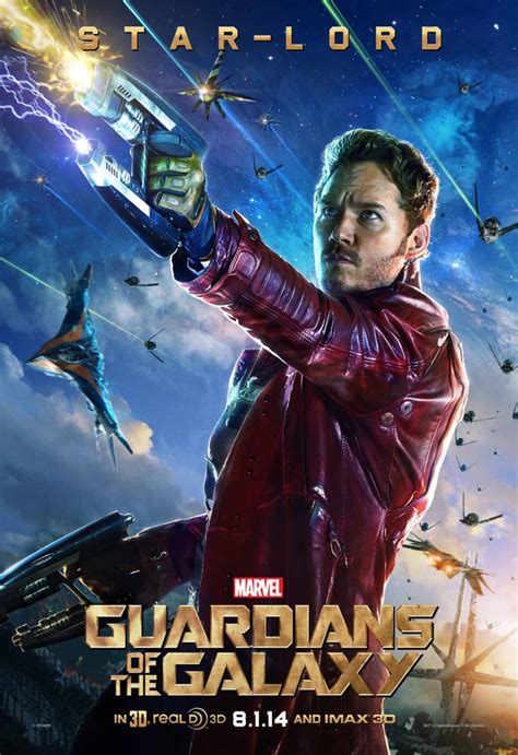 Chris Pratt as Star-Lord | Guardians of the Galaxy Posters | POPSUGAR ...