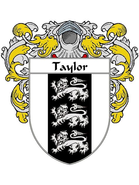 "Taylor Coat of Arms / Taylor Family Crest" by William Martin | Redbubble