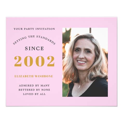 21st Birthday Invitations, 30th Birthday, Party Invitations, Born In The 2000s, Custom Flyers ...