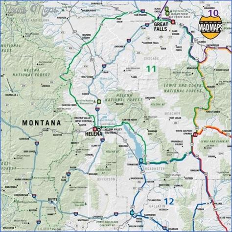 Nevada City Montana Map