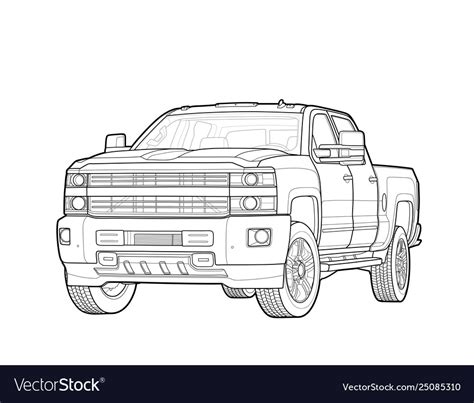 Update 80+ pickup truck sketch latest - seven.edu.vn