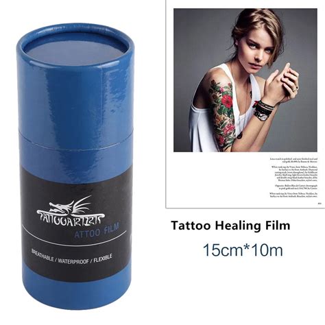 10M Protective Breathable Tattoo Film After Care Tattoo Aftercare Solution For The Initial ...