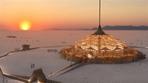 Burning Man Temple 2023 will be a giant desert flower, "Temple of the ...