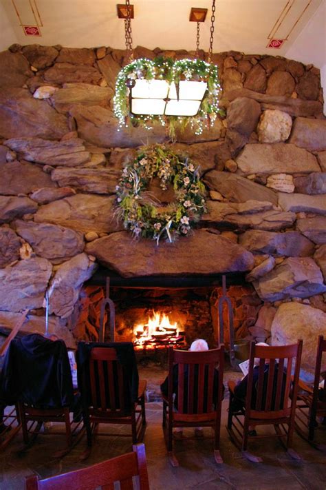 Big stone fireplace in the grand lobby of The Omni Grove Park Inn in Asheville | Amazing ...