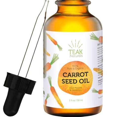 Organic Carrot Seed Oil - 1 oz – Teak Naturals