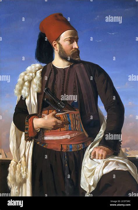 Benouville Léon - Leconte De Floris in an Egyptian Army Uniform - French School - 19th Century ...