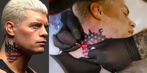 The Story Behind Cody Rhodes' Infamous Neck Tattoo, Explained