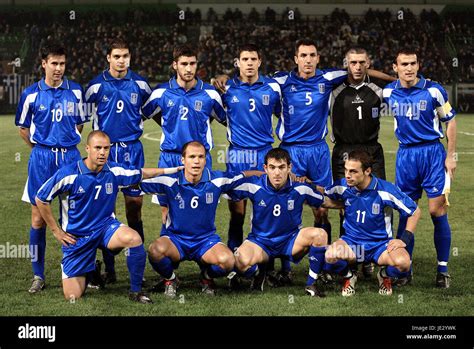 GREECE TEAM GROUP GREECE NATIONAL TEAM APOSTOLOS NIKOLAIDIS STADIUM ...