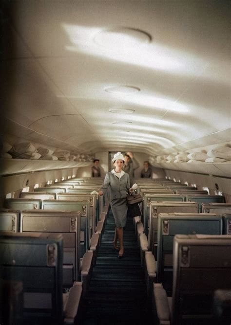 Oh, yeah...right! Aircraft interior in the 1950s.... #aviationglamourfashion | Aircraft ...