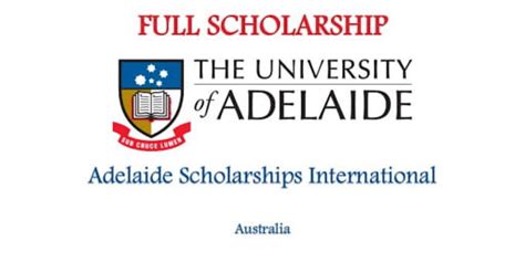 Adelaide Scholarships International at University of Adelaide in ...