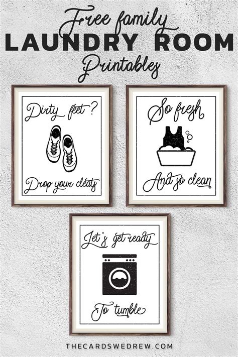 Printable Laundry Signs