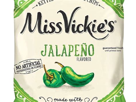 Miss Vickie's Jalapeno flavored potato chips Nutrition Facts - Eat This ...