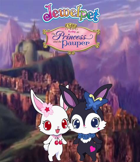 Jewelpet Ruby as the princess and the pauper by gamerdiana on DeviantArt