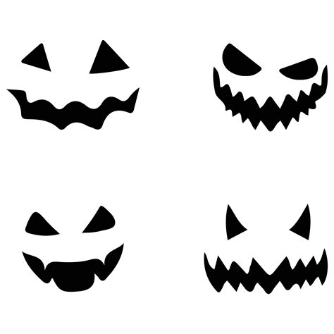 Pumpkin Faces Template