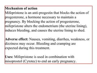 Oral contraceptives-medicinal chemistry | PPT | Free Download