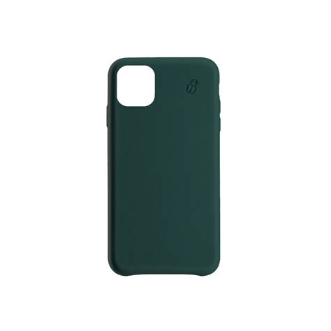 iPhone 11 Pro green leather case