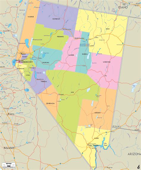 Map Of Washington State Usa Ezilon Maps - vrogue.co