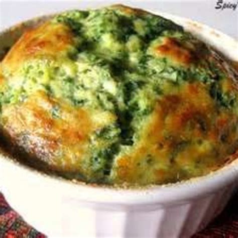 Spinach souffle