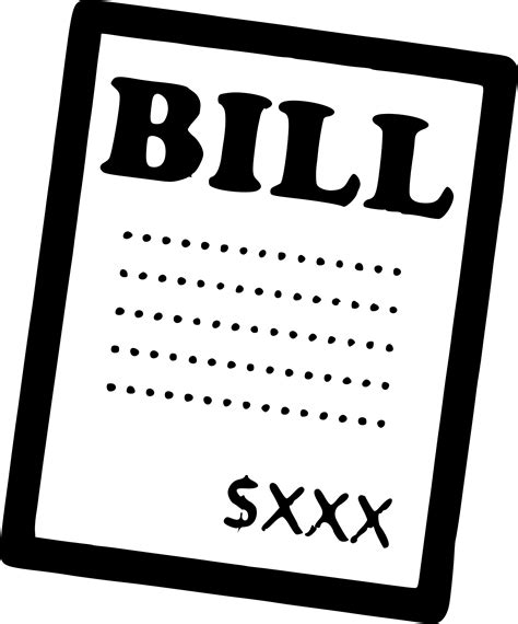 bills - Clip Art Library