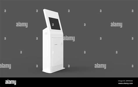 3D rendering of a pos terminal payment machine screen display isolated Stock Photo - Alamy