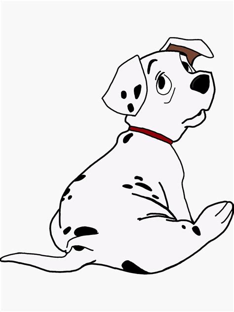 "101 Dalmatians : Rolly" Sticker for Sale by DaftCold | Redbubble