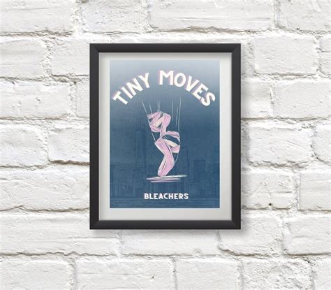 Bleachers Tiny Moves Poster Art / Digital Print - Etsy