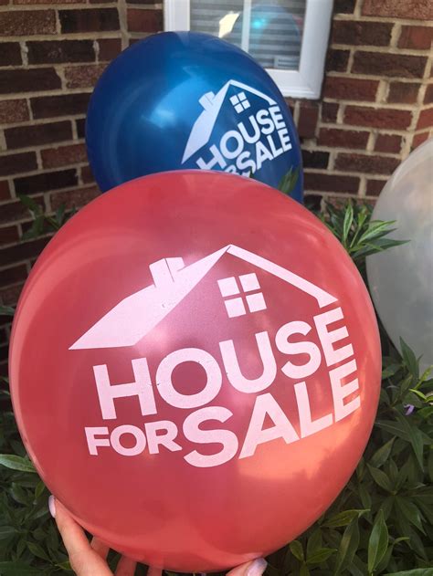 House for Sale Balloons Open House Balloons for Real Estate | Etsy