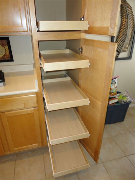 Pull Out Kitchen Cabinet Sliding Shelves Pantry Roll Out Drawers