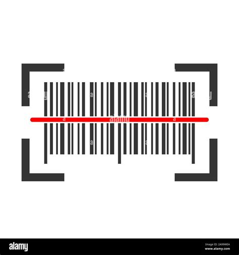 Barcode icon - vector. Barcode icon in flat style. Vector barcode icon ...