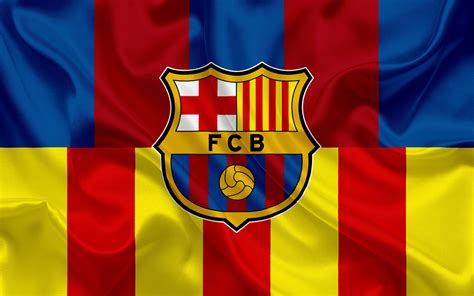 Logo, FC Barcelona, 4K, Soccer HD Wallpaper